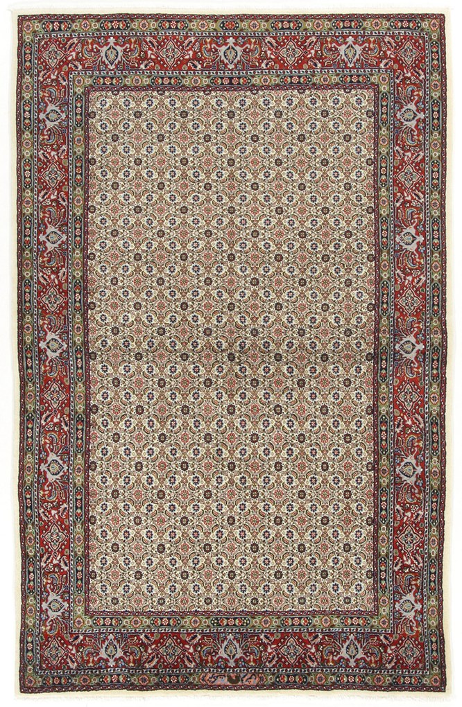 Moud Tappeto 220 x 130 (Iran) Annodato A Mano