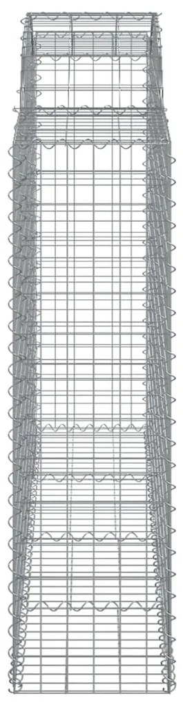 Cesti Gabbioni ad Arco 50 pz 200x50x140/160 cm Ferro Zincato