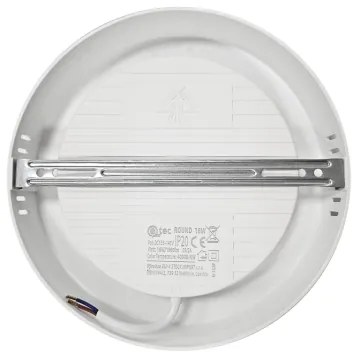 Plafoniera LED ROUND LED/18W/230V 4000K diametro 21,5 cm bianco