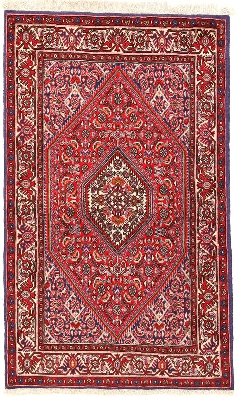 Bidjar Tappeto persiano 130 x 80 Rosso (Iran) Annodato A Mano