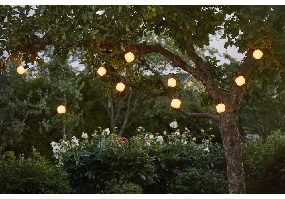 Catena luminosa a LED nera per esterni, lunghezza 5 m Circus Maxi - Star Trading