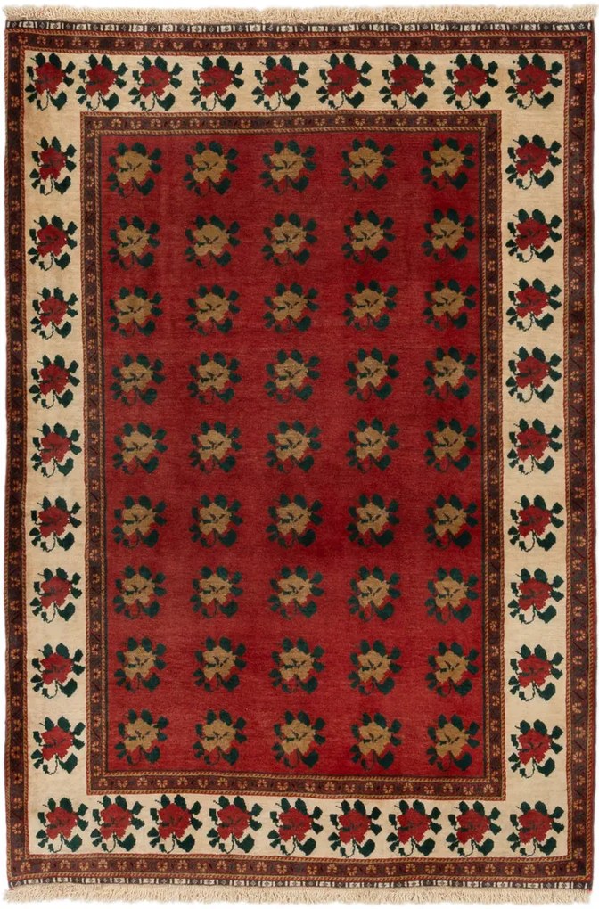 Gabbeh Tappeto 200x140 (Iran) Annodato A Mano
