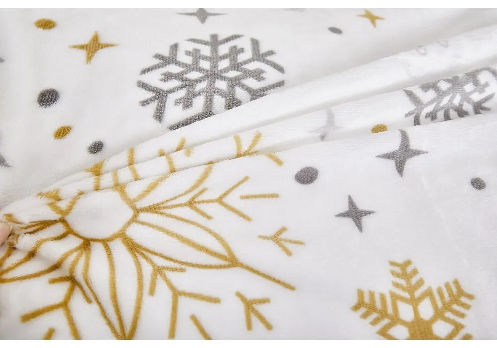 Biancheria da letto singola in micropile crema 140x200 cm Magic - My House