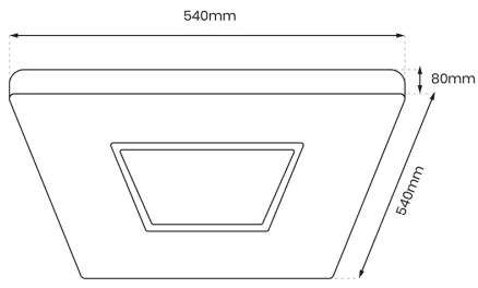 Plafoniera LED dimmerabile SPARKY LED/65W/230V 3000-6000K + telecomando