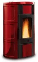 TERMOSTUFA A PELLET LA NORDICA EXTRAFLAME MOD. ISIDE IDRO 2.0 19 KW BORDEAUX