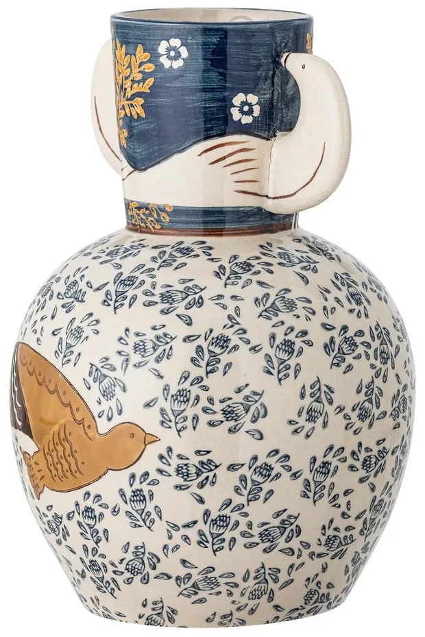 Vaso in gres dipinto a mano (altezza 23,5 cm) Hezha - Bloomingville