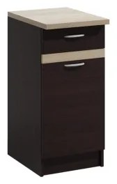 Cucina componibile VALERIA 240 cm rovere sonoma/marrone