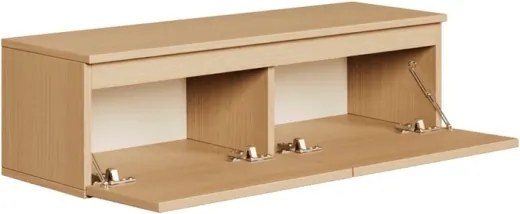Mobile TV Sospeso 100 cm 2 Ante A Ribalta Rovere Lindberg Lume