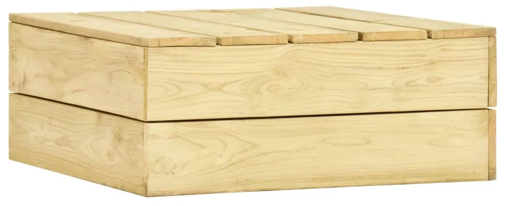 Set Divani da Giardino 3 pz in Legno di Pino Impregnato