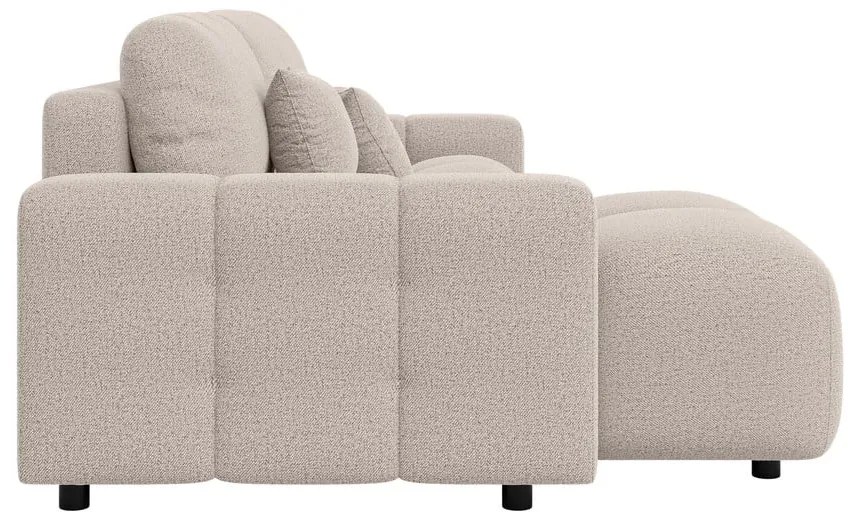 Divano angolare beige allungabile (con composizione variabile) Luki – Ropez