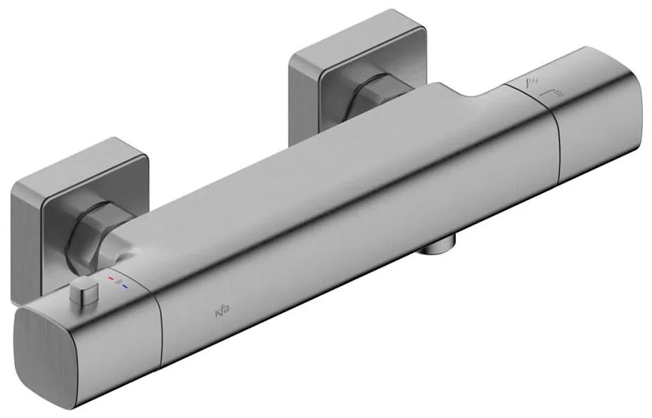 KFA Armatura 5756-010-61 - Miscelatore termostatico per doccia MALAGA grigio metalizzato