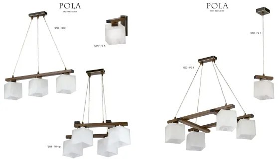 Jupiter 1094 - PO 4 p - Lampadario a sospensione POLA 4xE27/60W/230V