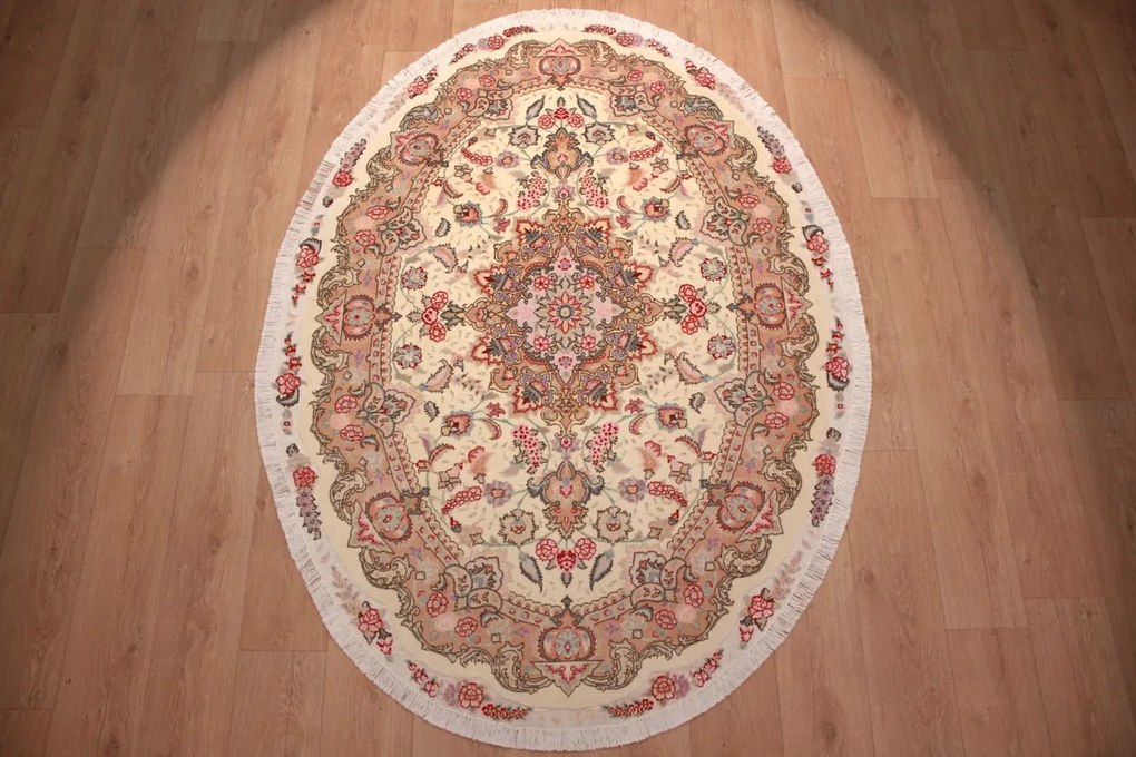 Tabriz Tappeto persiano 140x200 (Iran) Annodato A Mano