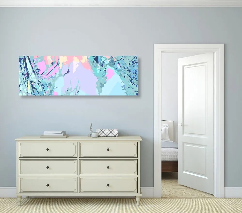 Quadro su tela – Foresta astratta