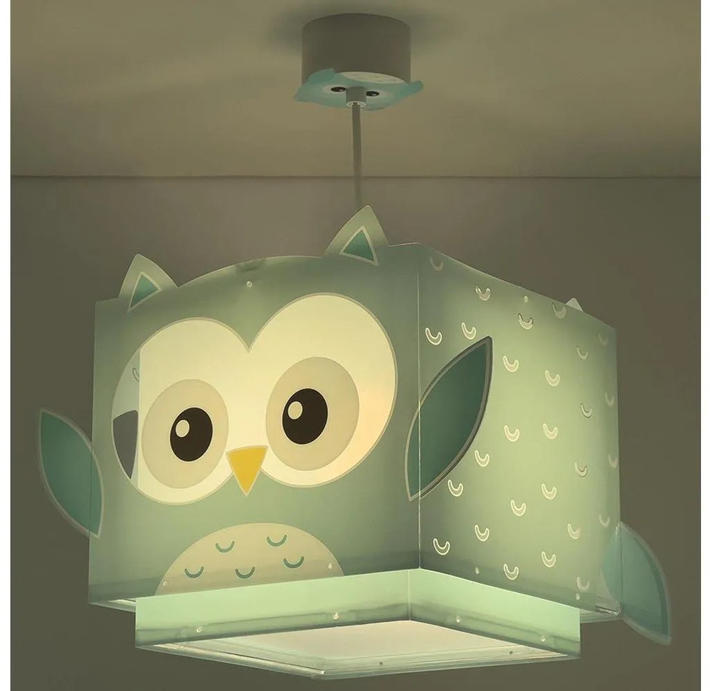 Dalber 64392 - Lampadario per bambini LITTLE OWL 1xE27/60W/230V