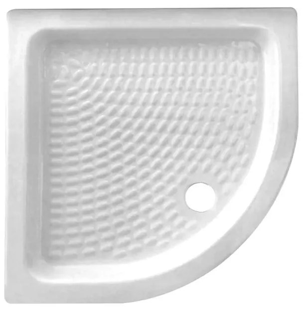 Piatto doccia in ceramica Era bianco L 80 x L 80 x H 9 cm lucido