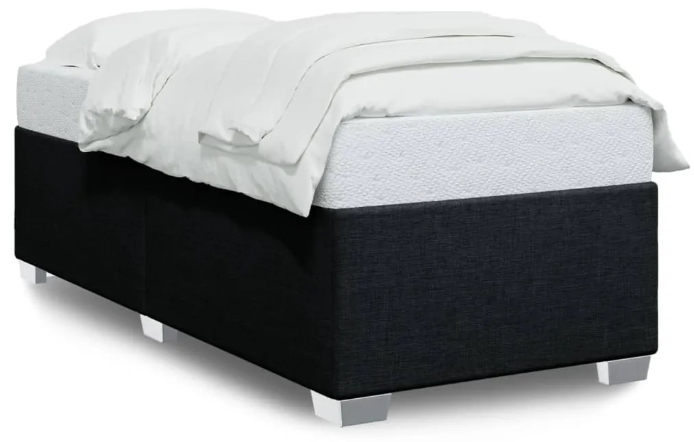 Giroletto Senza Materasso Nero 90x200 Cm İn Tessuto /