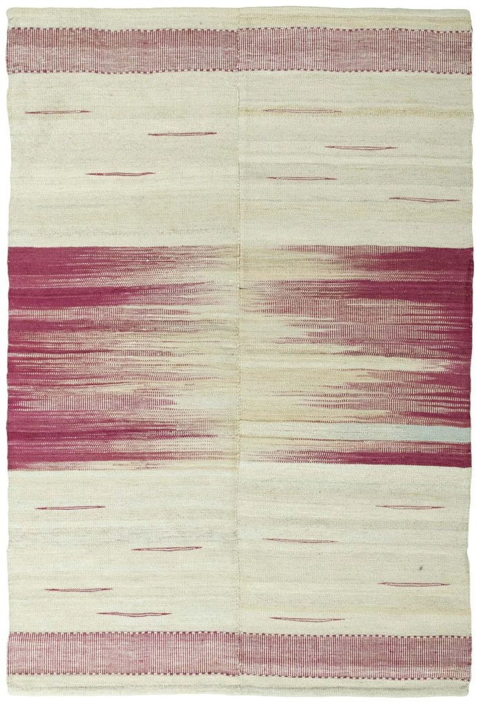 Kilim Tappeto 170x110 Beige (Iran) Tessuto A Mano