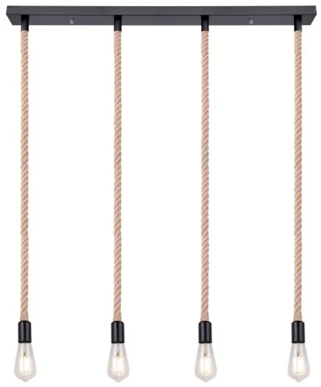 Globo 69029-4H - Lampadario a sospensione con filo ULLEU 4xE27/60W/230V