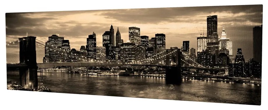 Pittura su tela New York, 80 x 30 cm - Wallity