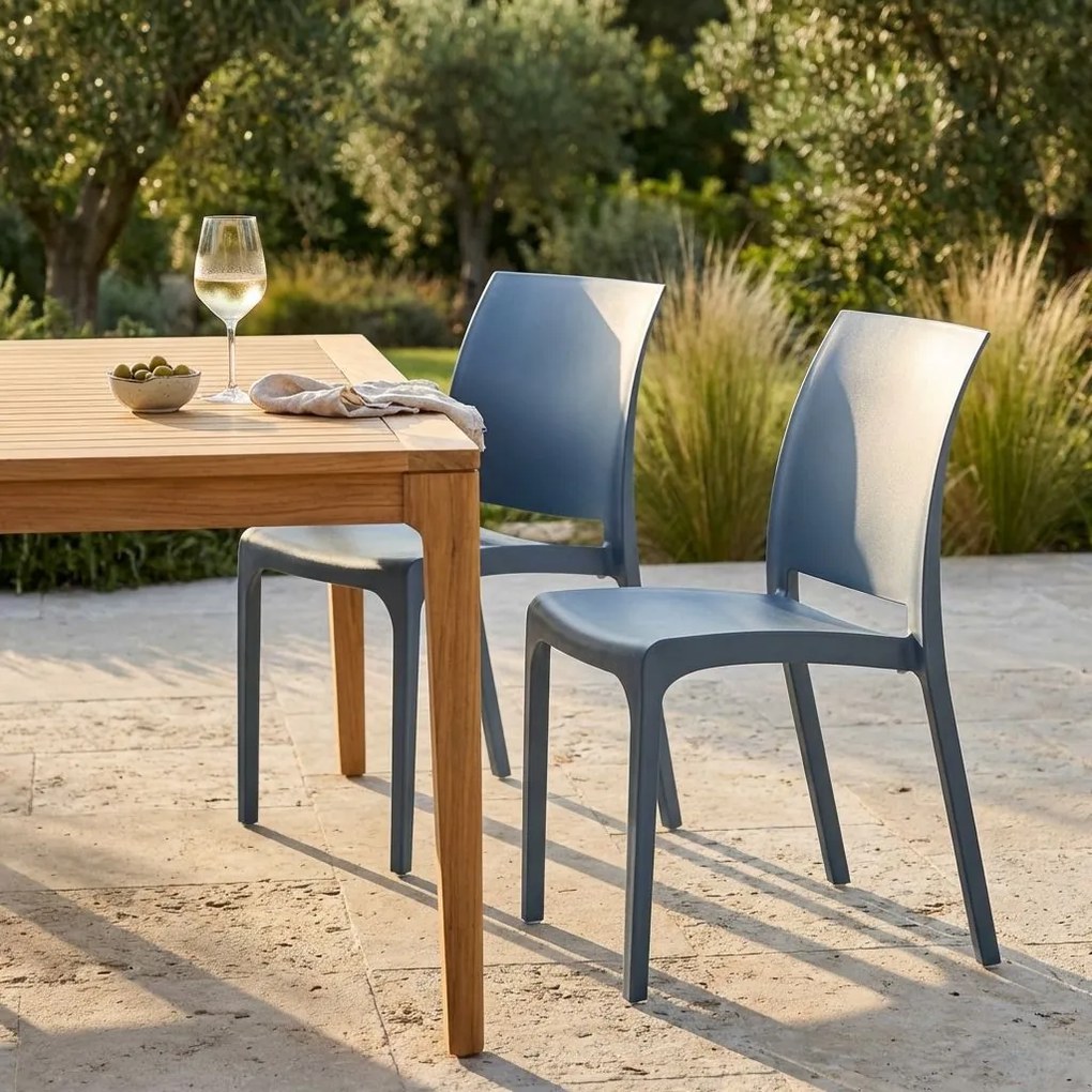 VOLGA - sedia da giardino in plastica