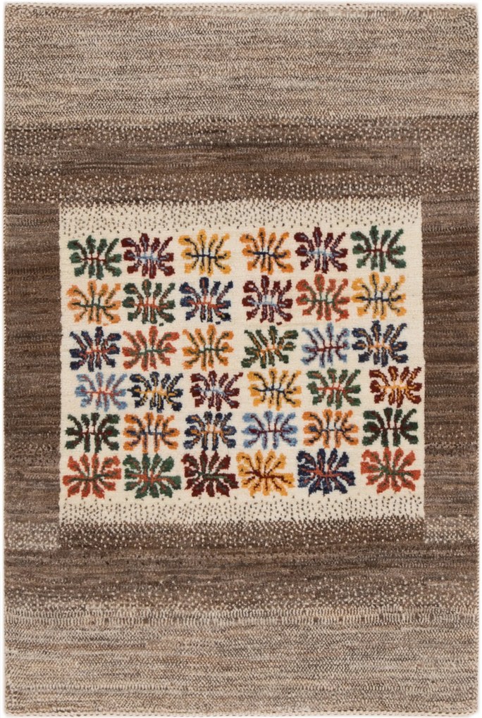Loribaft Tappeto 80 x 130 Beige (Iran) Annodato A Mano