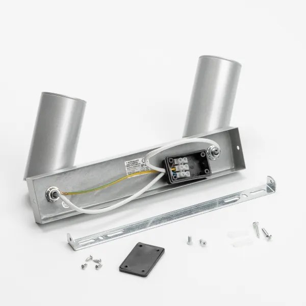 Brilagi - Luce Spot da bagno SELE 2xGU10/30W/230V IP44 argento