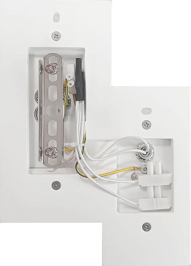 Applique da Parete 3xG9 PARALLEL in Gesso Pitturabile