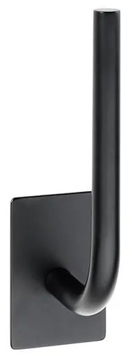 Porta carta 4,5x18 cm acciaio inox/nero