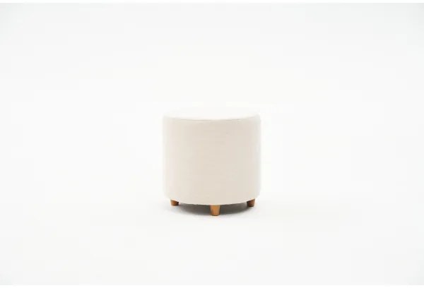 Pouf KIMA Ø 40 cm crema