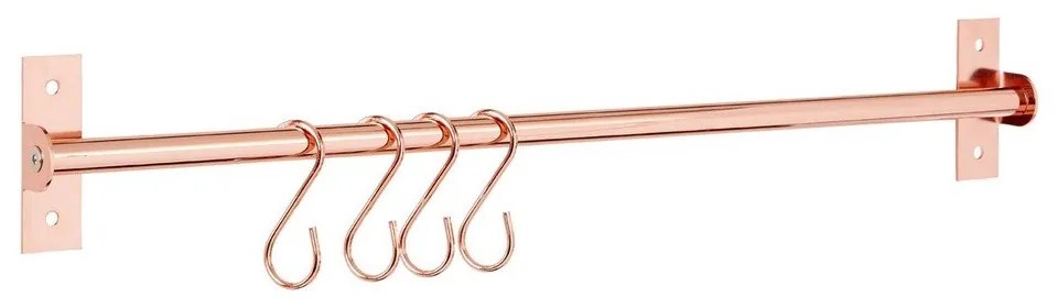 Barra da parete in ferro in oro rosa Sorello - Premier Housewares