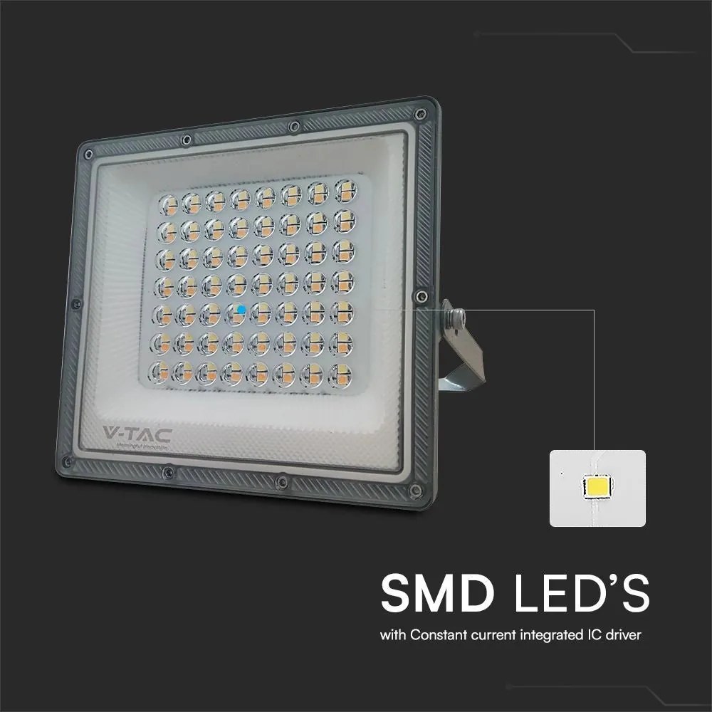 Faro LED 50W CCT 3in1 IP65 con LED Sostituibili | Grigio Scuro
