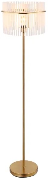Globo 15698SM - Lampada con piedistallo GORLEY 1xE27/60W/230V oro