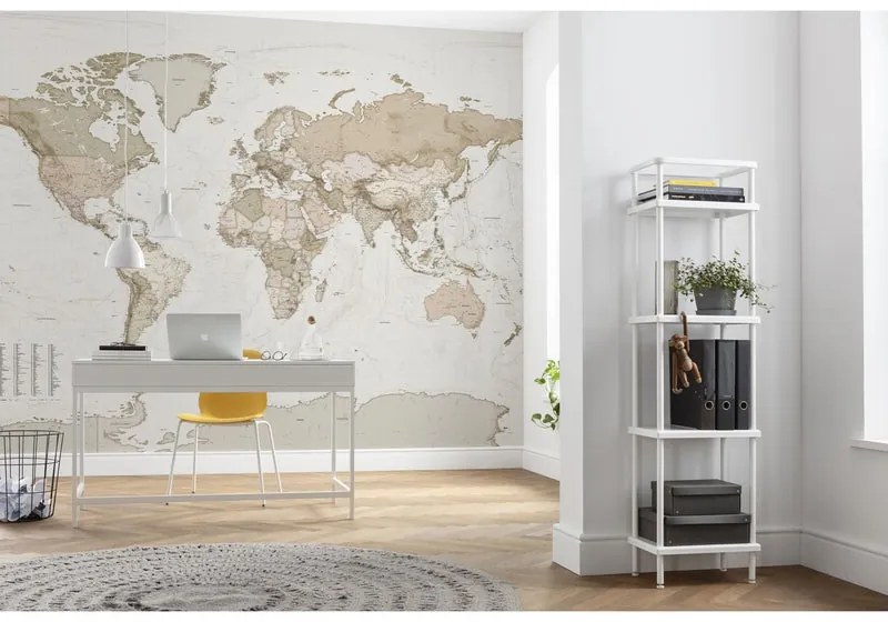 Fotomurale Earth map, multicolore