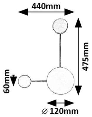 Rabalux 71274 - Applique a LED AMADEO LED/7W/230V 3000K