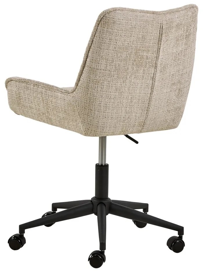Sedia da ufficio beige Eddie – Actona