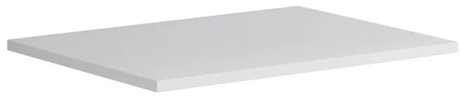 Top per lavabo Niwa L 60 x H 1.8 x P 46 cm laccato opaco bianco truciolare