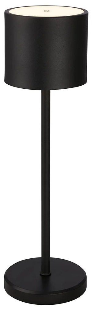 Lampada Da Tavolo Moderna Meja Metallo Nero Led Integrato 2,5W 3000K