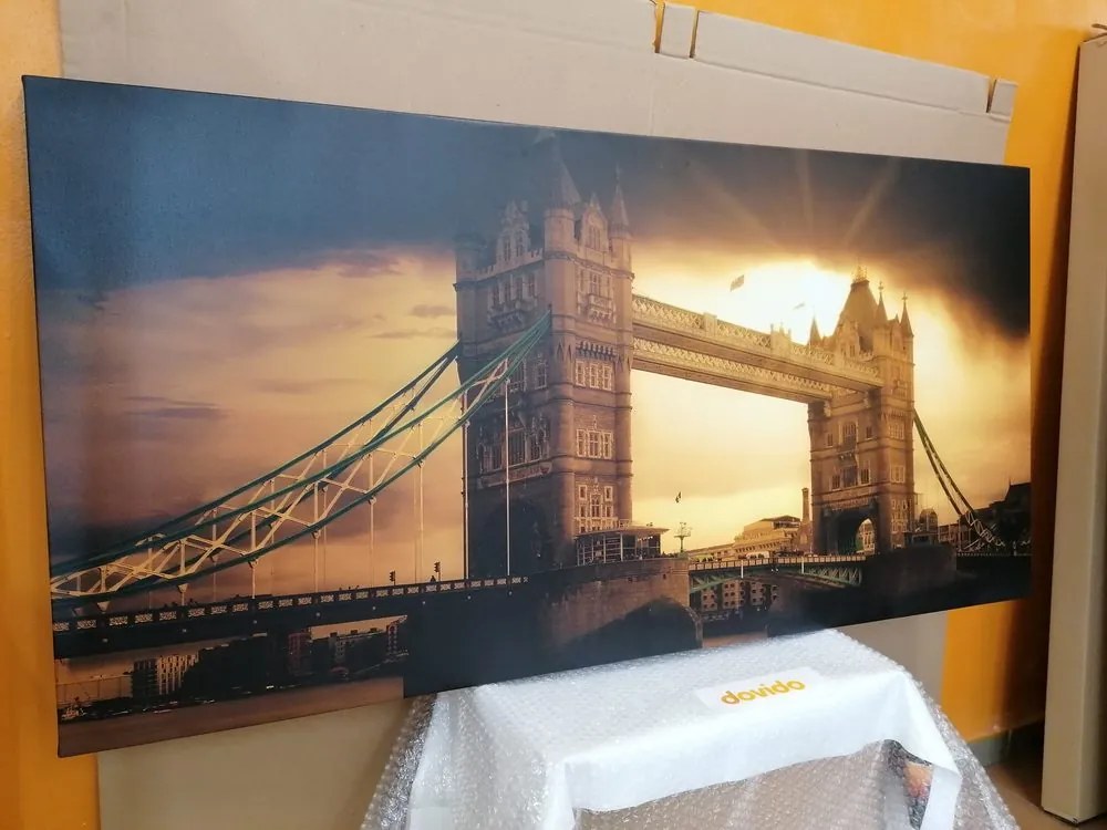 Quadro su tela – Tramonto su Tower Bridge