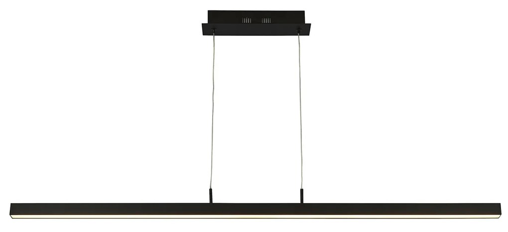 Lampadario Moderno Tribeca Acciaio Bianco Policarbonato Nero Led 17W Cct