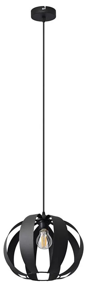 Lampadario a sospensione con filo NEWTON 1xE27/15W/230V nero