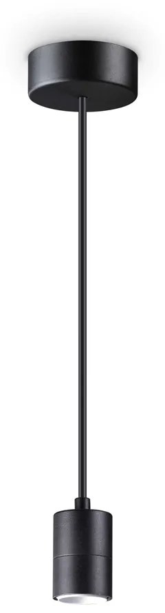 Lampada a Sospensione Set Metallo Nero 1 Luce E27