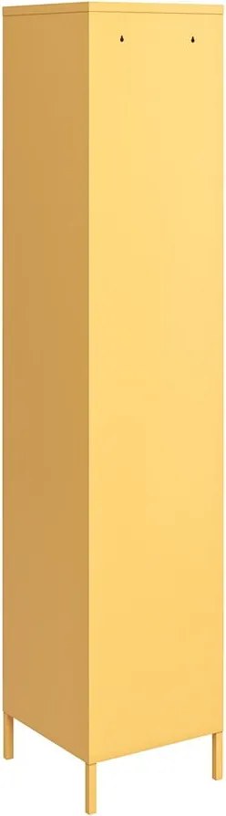 Armadio in metallo giallo, 38 x 185 cm Cache - Novogratz