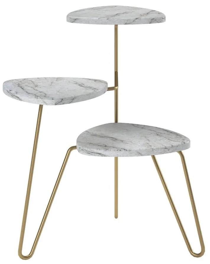 Portafiori in bianco-oro Athena - Novogratz