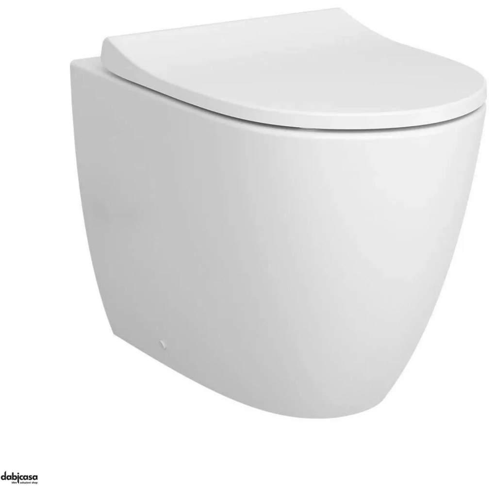 Vitra "Sento" Wc Da Terra Filo Muro Bianco Lucido Senza Brida