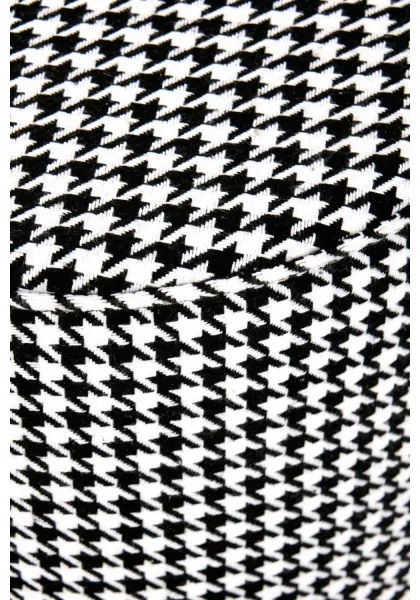 Pouf ARUNA pr. 36 cm bianco/nero/oro