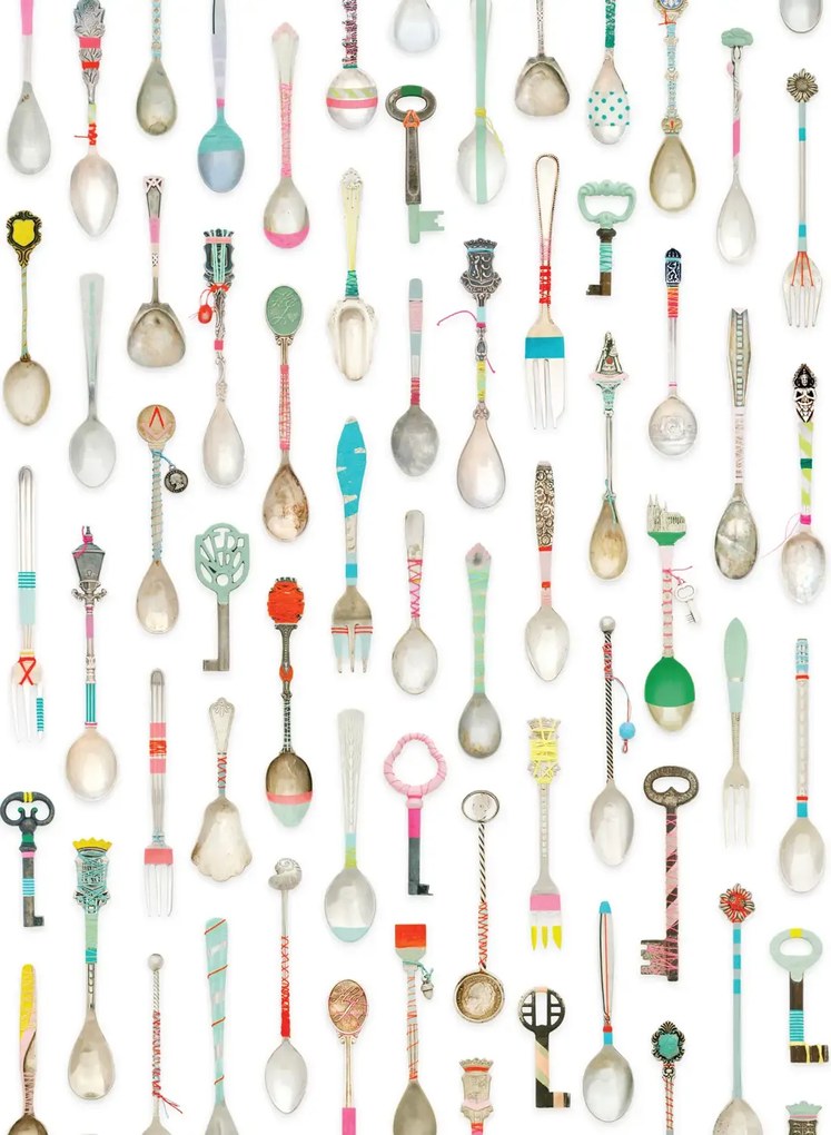 studio ditte Carta da parati Teaspoon - Teaspoon