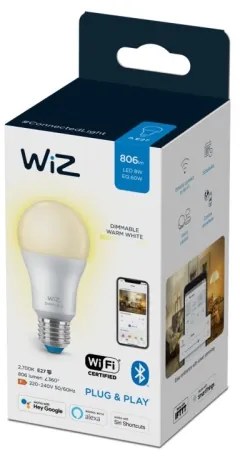 Lampadina LED dimmerabile A60 E27/8W/230V 2700K CRI 90 Wi-Fi - WiZ