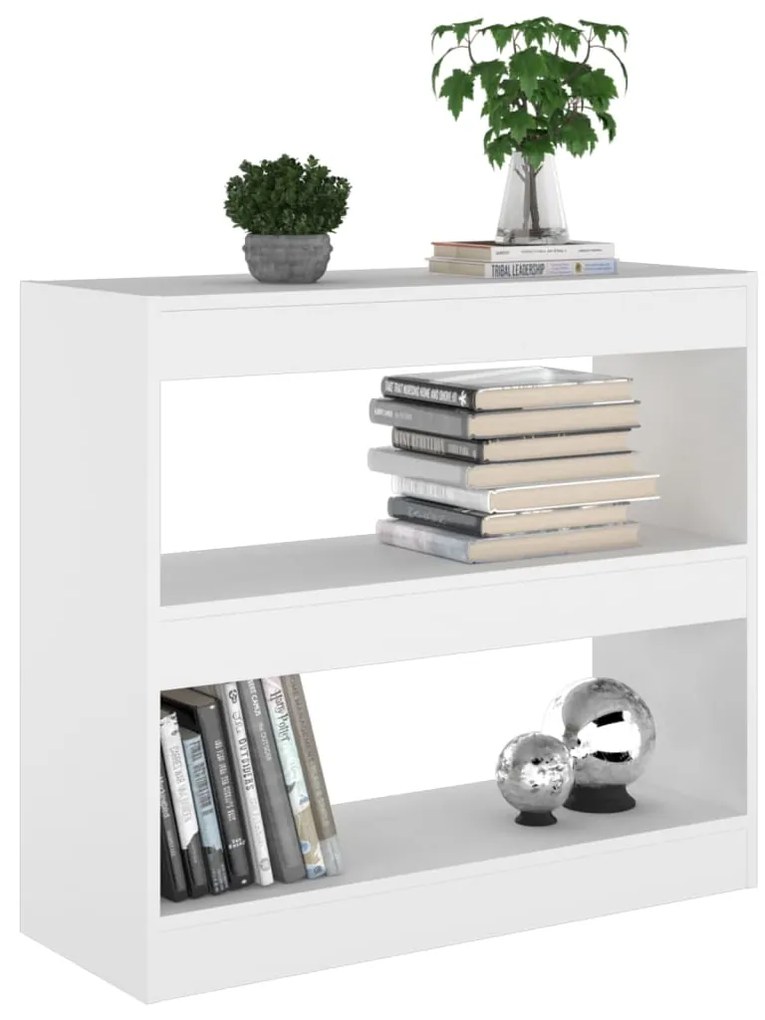 Libreria/Divisorio Bianco 80x30x72 cm