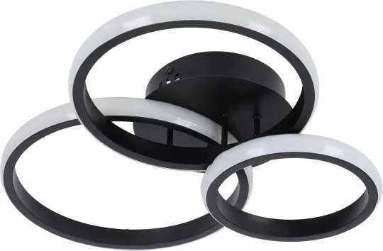 Plafoniera LED 38W 230V nera